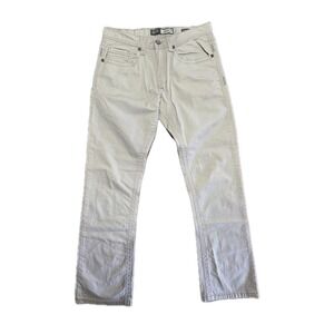 BKE Buckle Jake Straight Leg Khaki Tan mens 31x29.5 Classic Embroidered